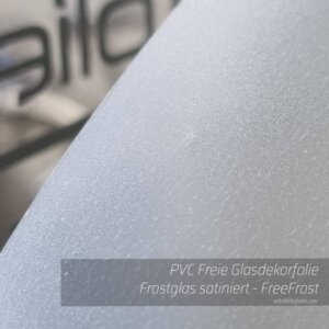 PVC Freie Glasdekorfolie Frostglas satiniert - FreeFrost 2