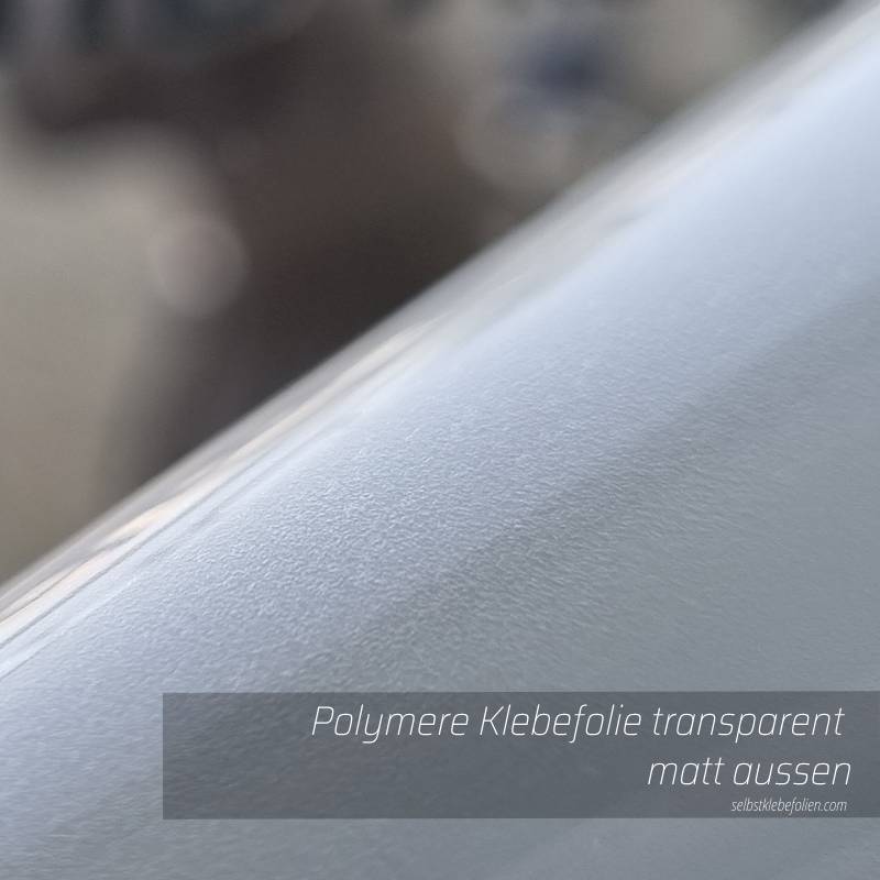 transparente Klebefolie für den Außenbereich